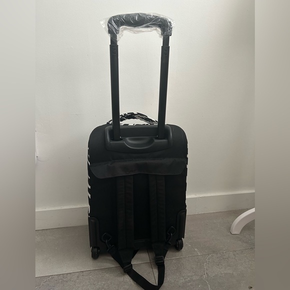 Jansport Black and White Zebra Rolling Backpack - Picture 6 of 8